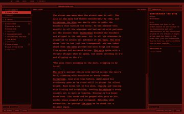 Virtual Wyrm CRT palette — red glow
