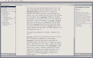 E-reader palette — warm grey and deep blue